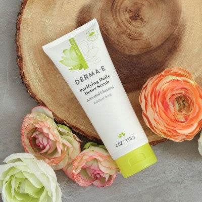 derma e Purifying Day Scrub Unscented 4oz - New