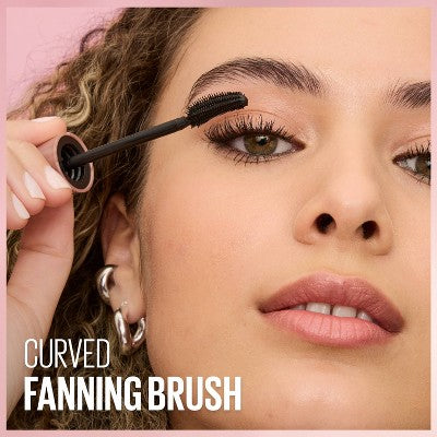 Maybelline Lash Waterproof Sensational Lengthening Mascara Blackest Black 0.32 fl oz - New