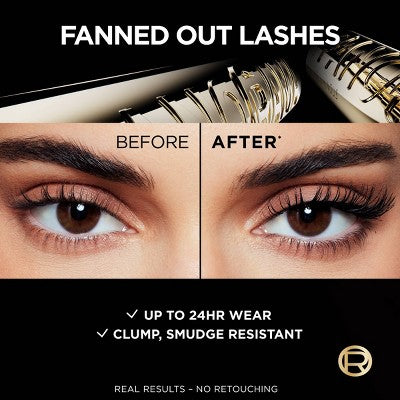 L'Oreal Paris Voluminous Panorama Lengthening Mascara 703 Waterproof Black 0.33 fl oz - New
