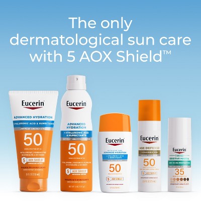 Eucerin Sun Advanced Hydration Face Lotion SPF 50 1.7 fl oz - Imperfect Box