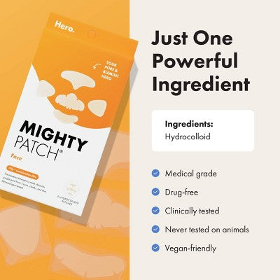 Hero Mighty Patch Face 5ct - Imperfect Box