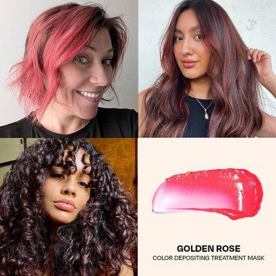 Overtone Golden Rose Daily Conditioner Semi-Permanent Rose Gold Hair Color 4.5 oz - New