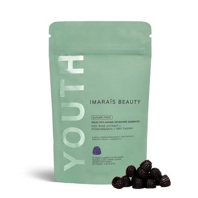 Imarais Beauty Youth Anti-Aging Gummies Vegan and Sugar-Free 30ct - Imperfect Container