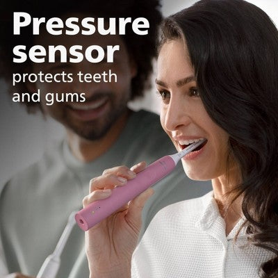 Philips Sonicare 4100 Plaque Control Rechargeable Electric Toothbrush HX3681/26 Deep Pink - Imperfect Box