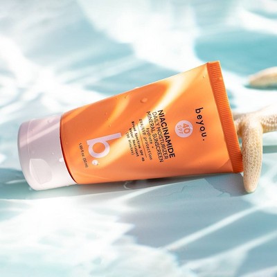Beyou. Hydrating Niacinamide Daily Moisturizer Mineral Face Sunscreen SPF 40 1.69 fl oz - New
