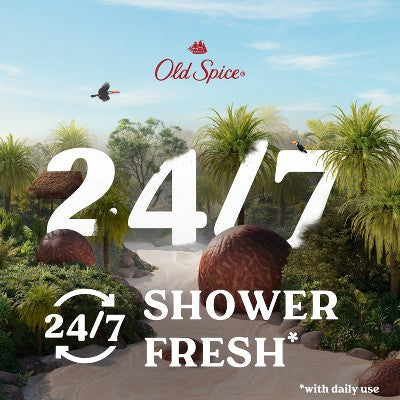 Old Spice Men's Body Wash Moisturize with Shea Butter 30 fl oz - Imperfect Container