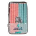 Conair Heatless Spiral Rollers Coral & Teal 18pcs - Imperfect Box