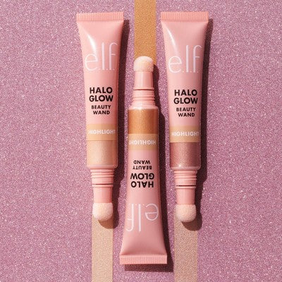 e.l.f. Halo Glow Highlighter Beauty Wand Liquid Gold 0.33 fl oz - Imperfect Box
