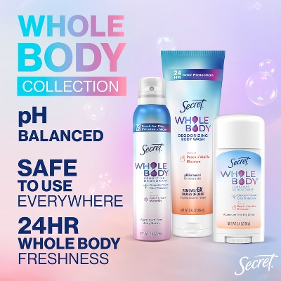 Secret Whole Body Deodorant Spray Almond Honey 3.5oz - New