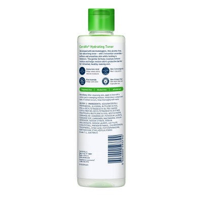 CeraVe Hydrating Toner Facial Toner for Normal to Dry Skin 6.8 fl oz - Imperfect Container