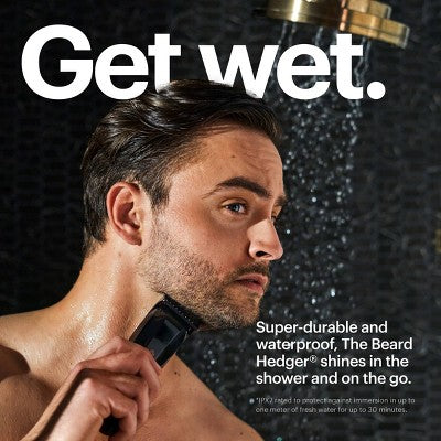 MANSCAPED The Beard Hedger SkinSafe Cordless Beard Trimmer - New