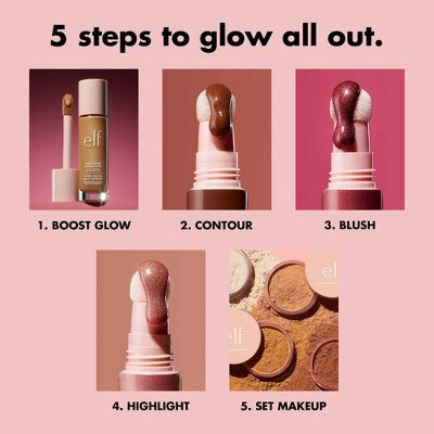 e.l.f. Halo Glow Liquid Filter Highlighter 0 Fair 1.06 fl oz - New