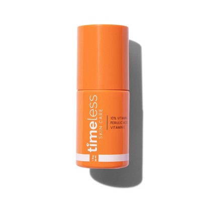 Timeless Skin Care 10% Vitamin C + E Ferulic Acid Face Serum 1 fl oz - New