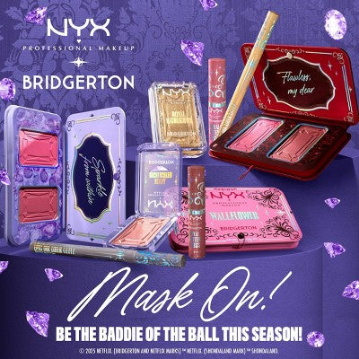 NYX Professional Makeup Bridgerton Royal Blush Buttermelt Blush Palette Wallflower 1 kit - Imperfect Container