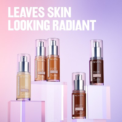 Revlon Illuminance Skin-Caring Foundation Amber 1 fl oz - Imperfect Container