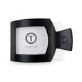 TELETIES Large Flat Square Hair Clip Jet Black - New