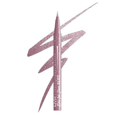 NYX Professional Makeup Epic Wear Glitz Waterproof Metallic Liquid Eyeliner Shimmer Stitch 0.03fl oz - Imperfect Box