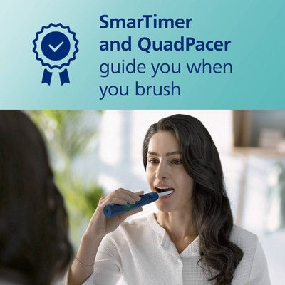 Philips Sonicare 4100 Plaque Control Rechargeable Electric Toothbrush HX3689/22 Navy - Imperfect Box